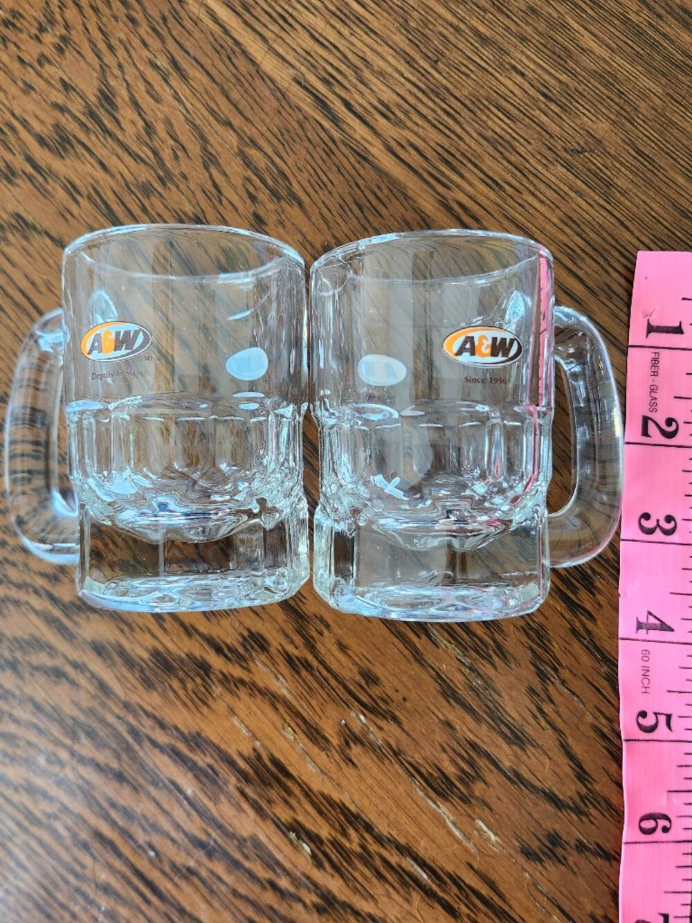 Lot of 2 Mini A&W Mugs